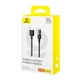 Кабель Type-C на USB Baseus Gem Series Fast Charging Data Cable (2m, 100W, 6A, 480 Mbps). Black - зображення 10