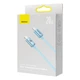 USB кабель Type-C на Lightning для iPhone Baseus Crystal Shine Series (2m, 20W, 480 Mbps). Sky Blue - зображення 10