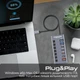 USB-C хаб 7-в-1 Promate Gegahub-10G Grey (gegahub-10g) - изображение 5
