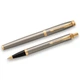 Набір ручок Parker IM Brushed Metal GT RB+BP (ролер + кулькова) - зображення 2