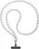 Ремешок для смартфона ArmorStandart Leather Chain link Polished Silver/White (ARM77034) - изображение 1