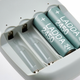 Набор аккумуляторных батареек IKEA LADDA зеленый 2450mAh 4 шт 505.046.92 - изображение 2