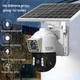 IP-камера уличная с аккумулятором и двойным объективом XON SmartCam 4G 8000mAh Solar 1080P (KCBSM22VW 7478) Белая - изображение 4