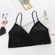 Женский топ топик в рубчик бюстгальтер бралетт лиф Honey Fashion Accessories S/М черный (2-279) - изображение 1
