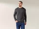 Джемпер с плетеным узором для мужчины Livergy LIDL 436249 S Серый - изображение 2
