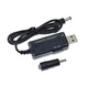 Кабель для роутера USB 5V to DC 9V-12V 5.5x2.1 + переходник для подключения к PowerBank - изображение 3
