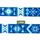 Повідець HiDOG Вишиванка синя XS 10мм 152см (120/1047) - зображення 4