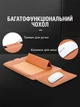 Чехол сумка трансформер для ноутбука MacBook 16-17 дюймов водонепроницаемый из эко кожи Коричневый (CLO-003) - изображение 3