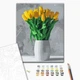 Картина за номерами 40×50. Букет жовтих тюльпанів. Brushme 2639 - зображення 2
