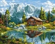 Картина по номерам 40х50 см. Уютный коттедж ©art_selena_ua. Идейка. КНО6351 - изображение 1