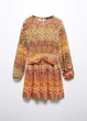 Платье MANGO 57073820-OLI-LM Оранжевый с разноцветным M KL0006 - изображение 5