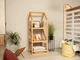 Детская полка-домик с окнами BUSY WOOD 50х50х130 см Белый - изображение 8