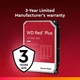 Жорсткий диск WD 4TB 3.5' 5400 256MB SATA Red Plus NAS (WD40EFPX) - зображення 6