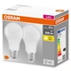 Набір ламп 2шт OSRAM LED E27 8.5Вт 2700К 806Лм A60 - зображення 1