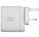 Зарядное устройство Native Union Fast GaN Charger PD 67W 3 Ports White (FAST-PD67-WHT-2CA) - изображение 4