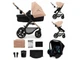 Универсальная коляска 3 в 1 Moov 2, Kinderkraft (sand beige), 00-00305281 - изображение 2