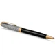 Кулькова ручка Parker SONNET Black Cisele Silver GT BP 87 332 - зображення 2