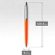 Ручка шариковая Parker JOTTER Originals Orange CT BP блистер 15 436 - изображение 4
