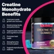 Креатин моногидрат жевательные конфеты премиум-класса Totaria Creatine Monohydrate Gummies 120 таблеток - изображение 3