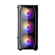 Корпус Zalman N4 REV.1 з БЖ ZM700-TXII 2xUSB 3.0 1xUSB 2.0 mATX VGA RGB пластик сталь загартоване скло чорний - зображення 3