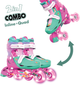 Роликовые коньки Neon Combo Цветы Размер 34-37 (NC49F4) - изображение 3