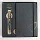 Набор Parker SONNET Matte Black Lacquer GT BP с шариковой ручкой и блокнотом Золотистый 84 832b24 - изображение 4