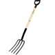 Вилы садовые с деревянной ручкой Fiskars Solid - изображение 2