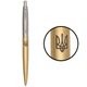 Ручка кулькова Parker JOTTER XL UKRAINE Matt Gold CT BP Тризуб 13432_T001b - зображення 1