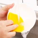 Силіконова губка для миття посуду Silicone Sponge Yellow - изображение 3