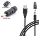 Кабель USB DC 5V 1A 5.5*2.1мм + штекер 3.5*1.35мм - зображення 1