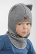 Зимняя шапка-шлем Beezy для мальчика 1450-01-22 Кот р. 0 (44-46 см) - изображение 2