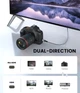 Кабель перехідник 4К Mini HDMI - HDMI v2.0 60Hz 18Gbps Aluminum Gold-plated Shell Neylon, 1 м (48749) - зображення 6