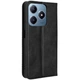 Чехол-книжка Deexe Retro Style для Realme C63 / C61 / Note 60x - Black - изображение 6