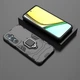 Чехол с подставкой Deexe Hybrid Case для Realme C65 - Black - изображение 4