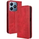 Чехол-книжка Deexe Retro Style для Realme C63 / C61 / Note 60x - Red - изображение 1