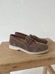 Жіночі лофери ShoesBand Шоколадного кольору натуральна замша 38 (24,5-25 см) (S36091-3) - зображення 9