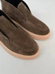 Женские лоферы ShoesBand Коричневые натуральная замша 39 (25-25,5 см) (S22001д) - изображение 7
