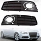 Решітка BauTech протитуманних фар для Audi A4 A4L B8 2009-2012 Ліва Чорний (1014-667-00) - зображення 5
