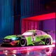 Машинка на радіокеруванні BauTech Green Devil AMG 1:16 Зелений (1014-665-00) - зображення 9