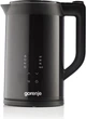 Электрический чайник Gorenje 17 л с двойными стенками, LED-экраном и контролем Strix, черного цвета. (630420) - изображение 3
