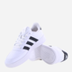 Sneakersy damskie z eko skóry adidas Breaknet 2.0 HP9445 39.5 Biały/Czarny (4066749403577) - obraz 4