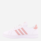 Sneakersy damskie skórzane adidas Grand Court GX8182 40 Biały/Jasnoróżowy (4065419530001) - obraz 2