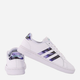 Sneakersy damskie skórzane adidas Grand Court H00705 36.5 Biały/Fioletowy (4064047584653) - obraz 3