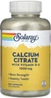 Цитрат кальцію з вітаміном Д3 Calcium Citrate w/Vit D-3 1000mg - 180 caps - зображення 1