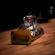 Коллекционная модель-конструктор Metal Time Graceful CAT Бульдозер механический двухцветный (MT073) - изображение 3