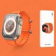 Практичные компактные смарт часы стильные Hoco Y12 ultra smart sports watch call version Titanium Gold - изображение 1