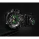 Наручний чоловічий водостійкий тактичний годинник Besta Life Pro AllBlack з компасом чорний - зображення 1