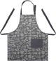Фартук Home Line с регулируемой завязкой 65х75 см Паста Графитовый (177560 HL) - изображение 1