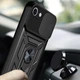 Ударостійкий чохол Camshield Serge Ring для Apple iPhone 7 / 8 / SE (2020) (4.7") Чорний - зображення 3