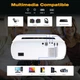 Мультимедійний проектор TOPVISION JQ818B Full HD LED 12000 лм Wi-Fi Bluetooth з динаміками - зображення 4